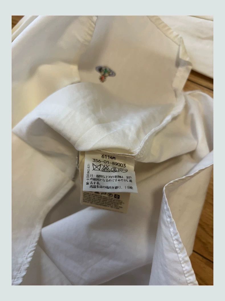 Vivienne Westwood Vivienne Westwood Vintage White Shirt - dmc Size US M / EU 48-50 / 2 - 3 Thumbnail