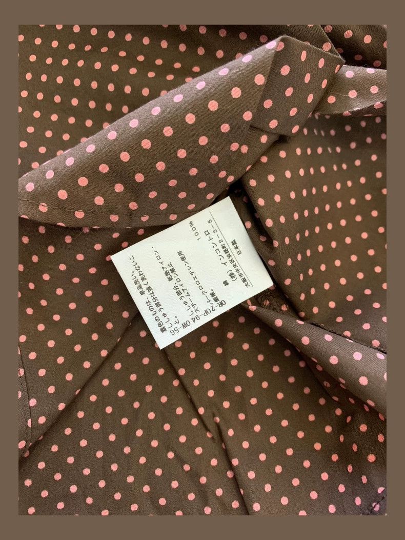 Vivienne Westwood Vivienne Westwood Polka Dot Long Sleeve Shirt - dmc Size US XS / EU 42 / 0 - 4 Thumbnail