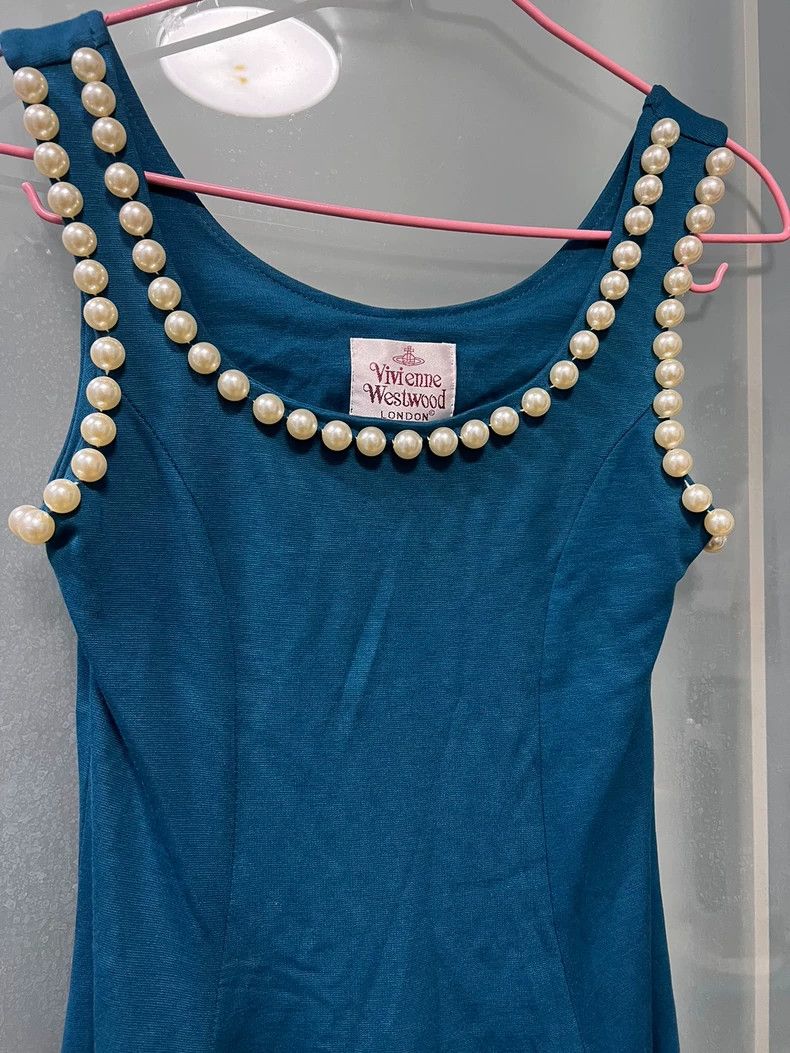 Vivienne Westwood Vivienne Westwood Pearl Embellished Dress - dmc Size US M / EU 48-50 / 2 - 4 Thumbnail