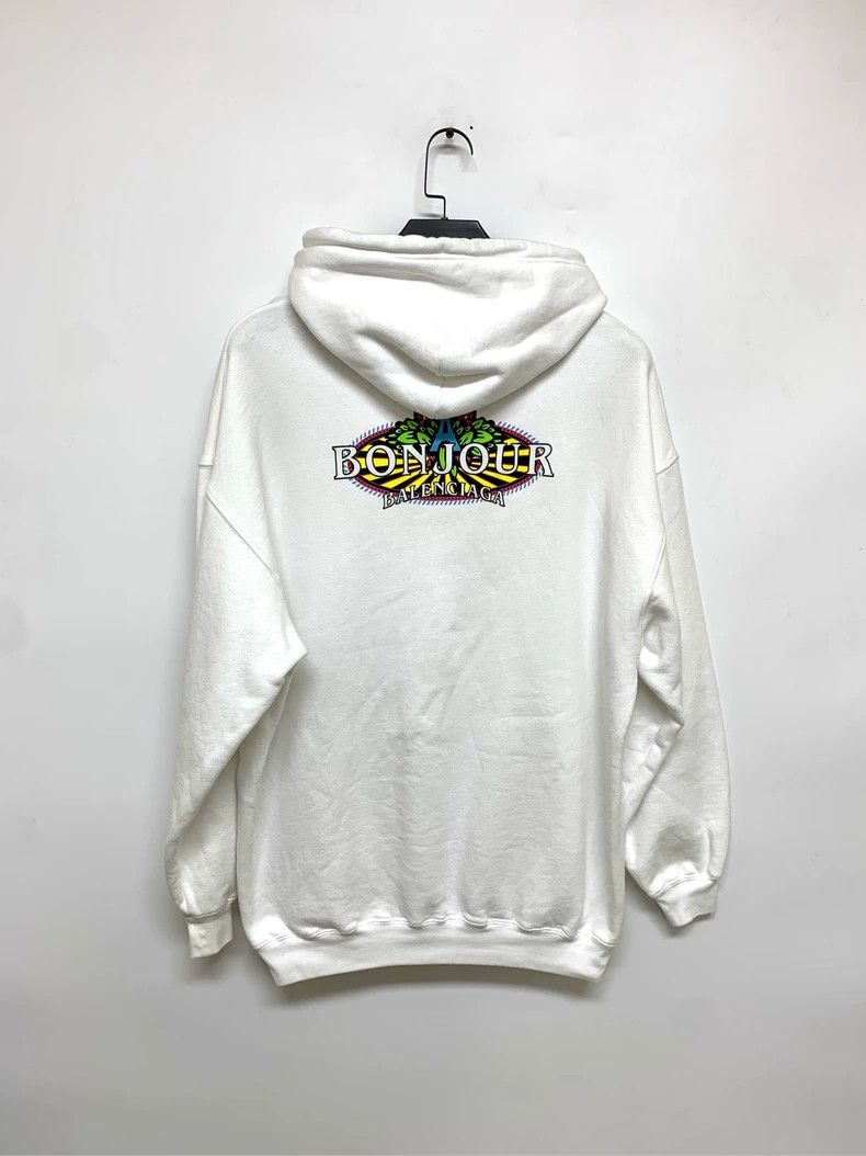 Balenciaga Balenciaga Eiffel Tower Print Hoodie - dmc Size US S / EU 44-46 / 1 - 2 Thumbnail