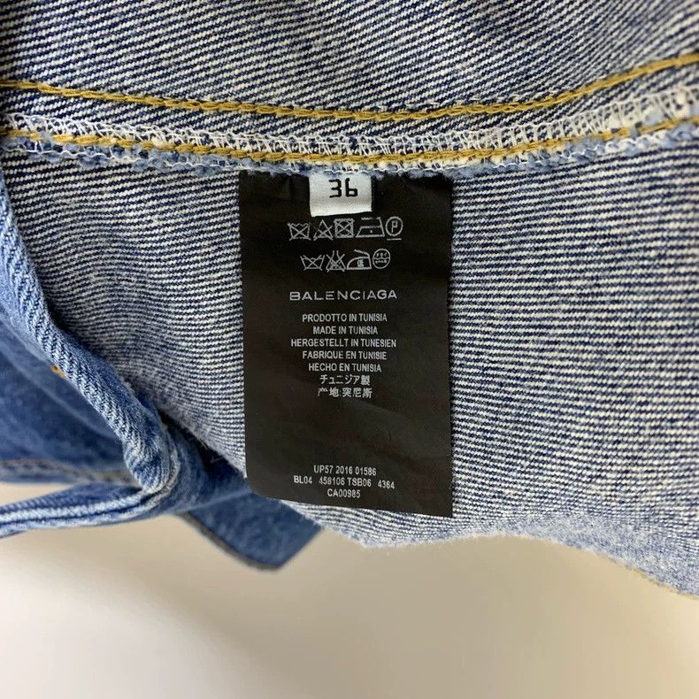 Balenciaga Balenciaga Blue Denim Jacket - dmc Size US M / EU 48-50 / 2 - 4 Thumbnail