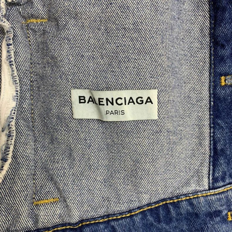 Balenciaga Balenciaga Blue Denim Jacket - dmc Size US M / EU 48-50 / 2 - 3 Thumbnail