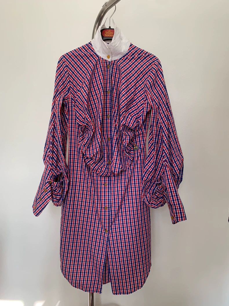 Vivienne Westwood Vivienne Westwood Vintage Check Shirt Dress - dmc Size US M / EU 48-50 / 2 - 2 Thumbnail