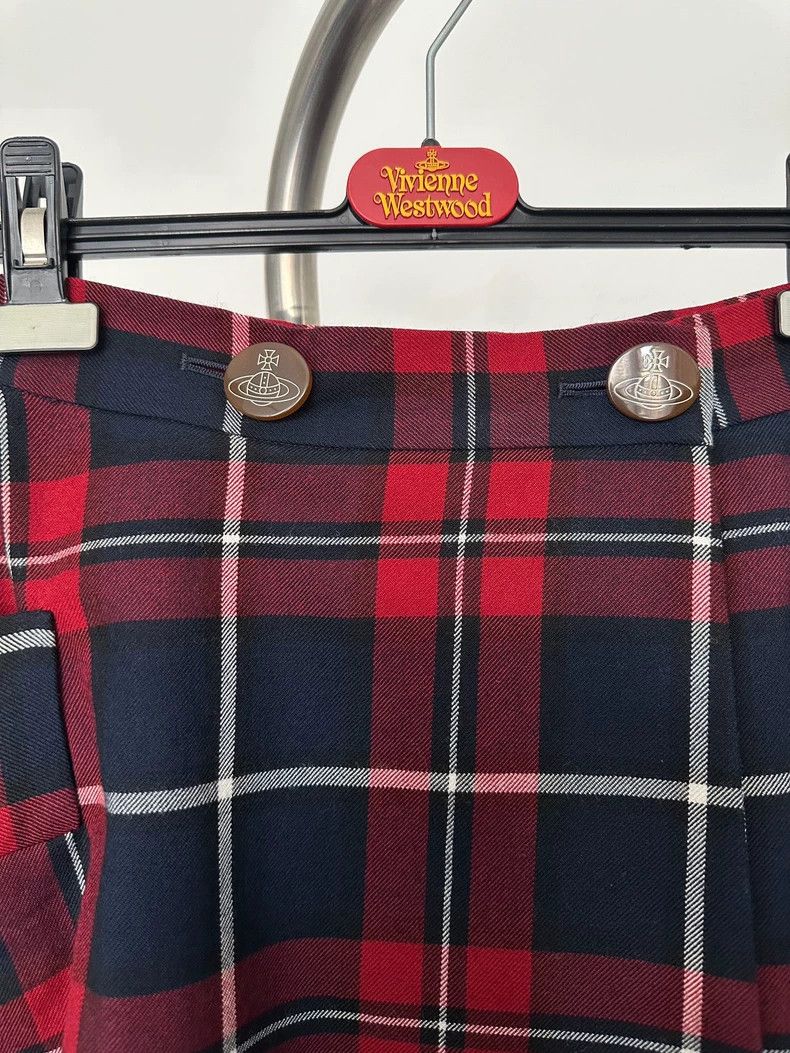 Vivienne Westwood Vivienne Westwood Plaid Wool Mini Skirt - dmc Size US 26 / EU 42 - 3 Thumbnail