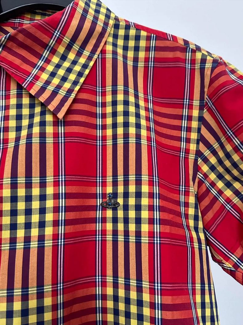 Vivienne Westwood Vivienne Westwood Vintage Plaid Shirt - dmc Size US L / EU 52-54 / 3 - 6 Thumbnail