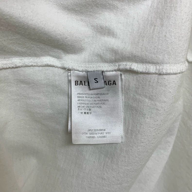 Balenciaga Balenciaga Chest Script Logo Short Sleeve Tee - dmc Size US S / EU 44-46 / 1 - 4 Thumbnail