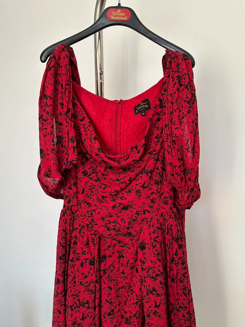 Vivienne Westwood Vivienne Westwood Vintage Red Dress - dmc Size US 38 / EU 54 - 2 Thumbnail