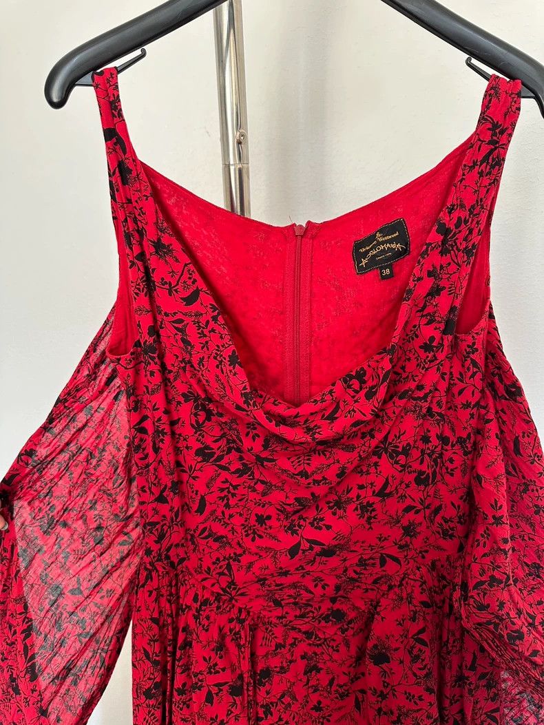 Vivienne Westwood Vivienne Westwood Vintage Red Dress - dmc Size US 38 / EU 54 - 3 Thumbnail