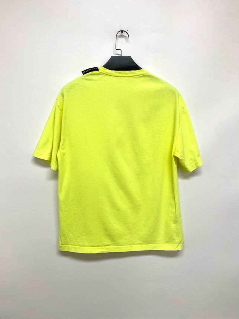 Balenciaga Balenciaga Neon Green Short Sleeve T-Shirt - dmc Size US S / EU 44-46 / 1 - 2 Thumbnail