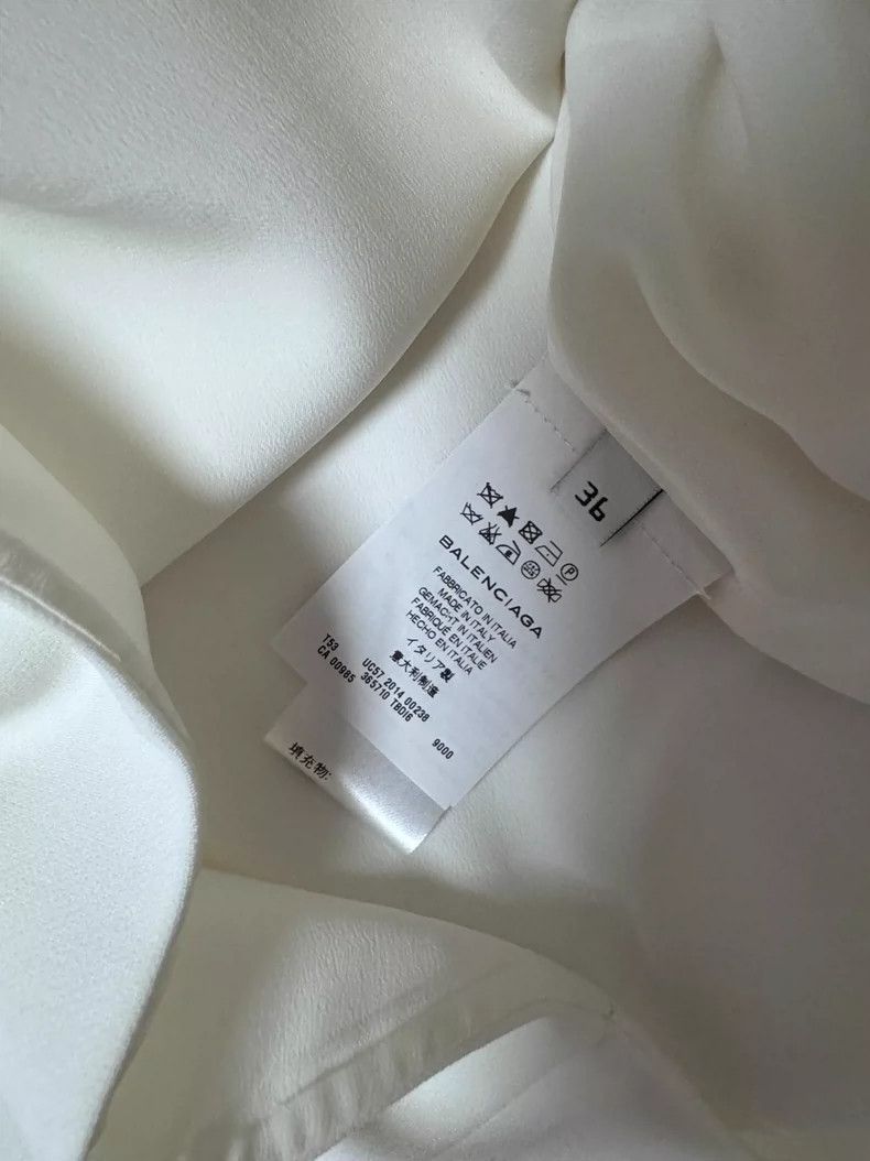 Balenciaga Balenciaga White Short Sleeve Top - dmc Size US M / EU 48-50 / 2 - 4 Thumbnail