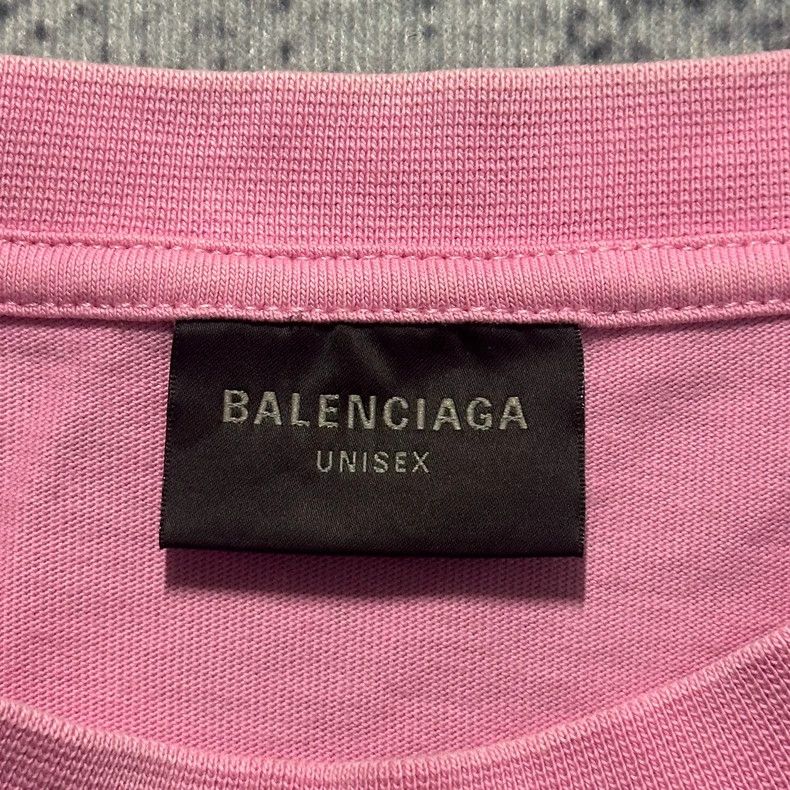 Balenciaga Balenciaga Distressed Pink Short Sleeve Tee - dmc Size US XXS / EU 40 - 6 Thumbnail