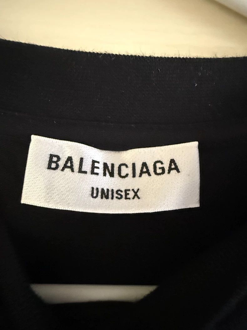 Balenciaga Balenciaga Black Crystal Lock Short Sleeve - dmc Size US S / EU 44-46 / 1 - 3 Thumbnail