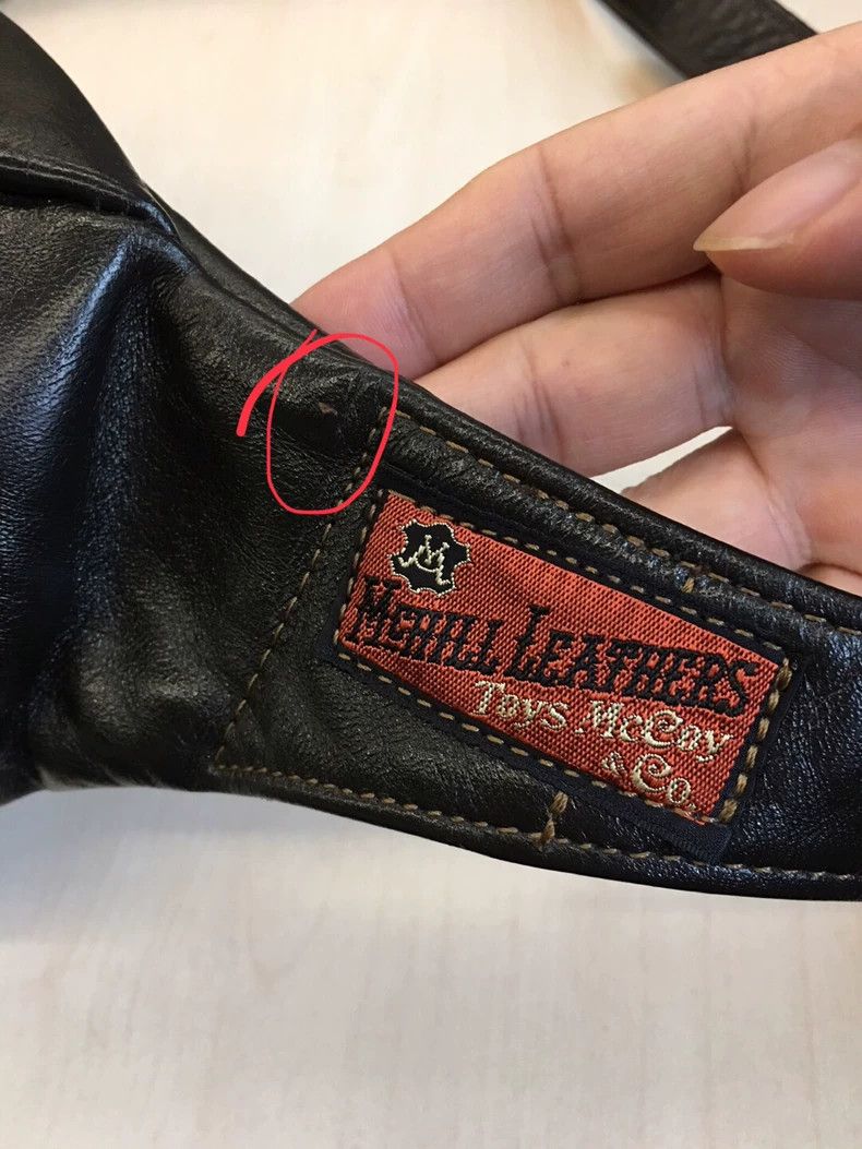 The Real McCoy's Toys McCoy Leather WWII Emblem Fanny Pack - dmc Size ONE SIZE - 5 Thumbnail