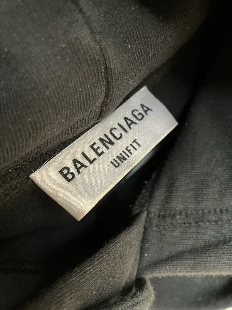 Balenciaga Balenciaga Distressed Black Sweatshirt - dmc Size US M / EU 48-50 / 2 - 7 Thumbnail