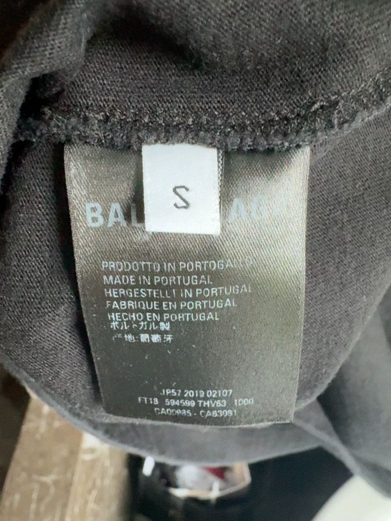 Balenciaga Balenciaga Black Short Sleeve T-Shirt - dmc Size US S / EU 44-46 / 1 - 5 Thumbnail
