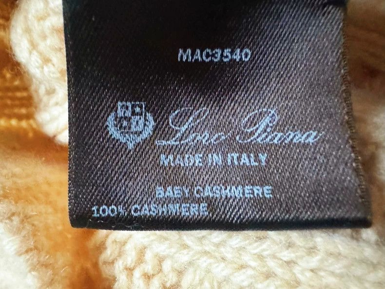 Loro Piana Loro Piana 100% Cashmere Cable Knit Sweater - dmc Size US M / EU 48-50 / 2 - 7 Thumbnail