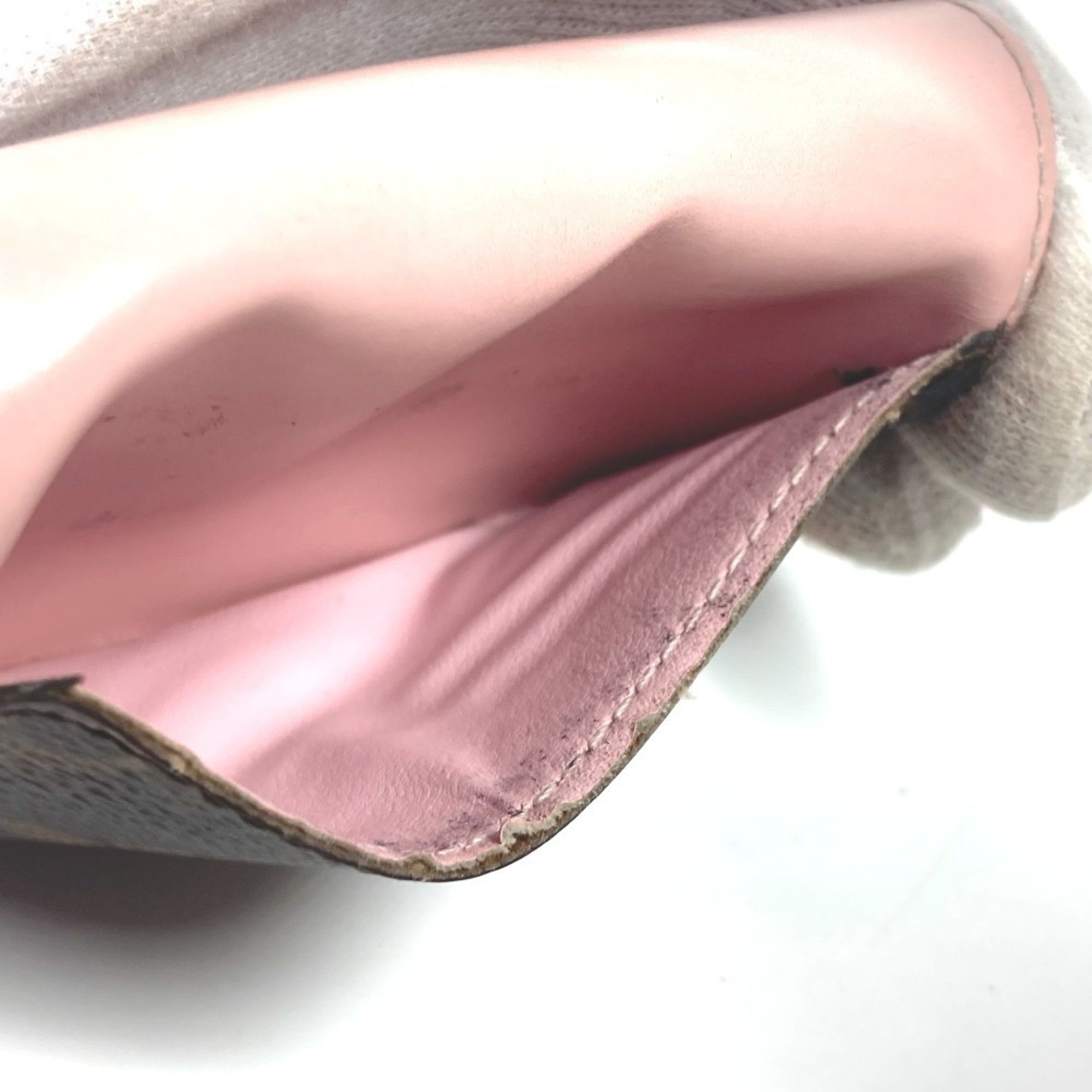 Louis Vuitton LOUIS VUITTON M62933 Monogram Portefeuille Zoe Compact Wallet, Tri-fold Canvas, Women's, Rose Ballerine, Pink Size ONE SIZE - 8 Thumbnail
