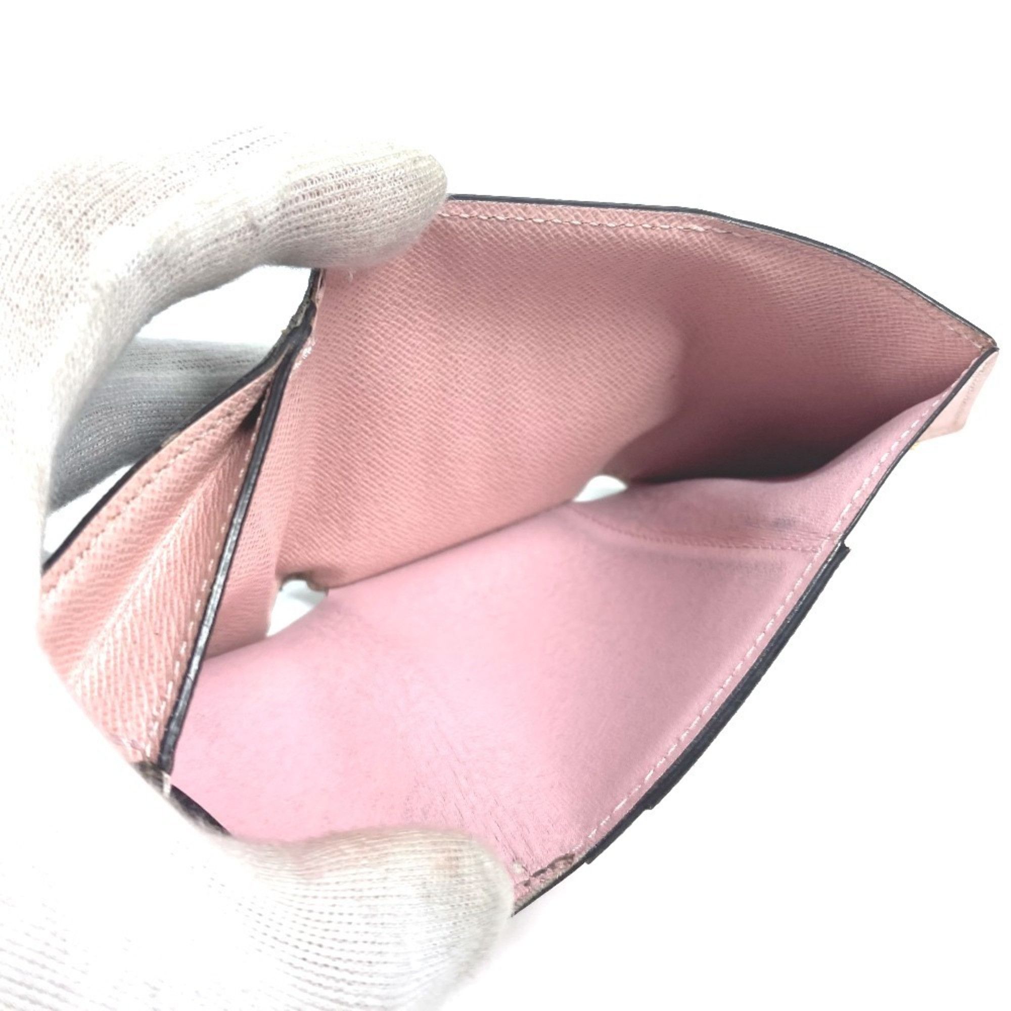 Louis Vuitton LOUIS VUITTON M62933 Monogram Portefeuille Zoe Compact Wallet, Tri-fold Canvas, Women's, Rose Ballerine, Pink Size ONE SIZE - 17 Thumbnail