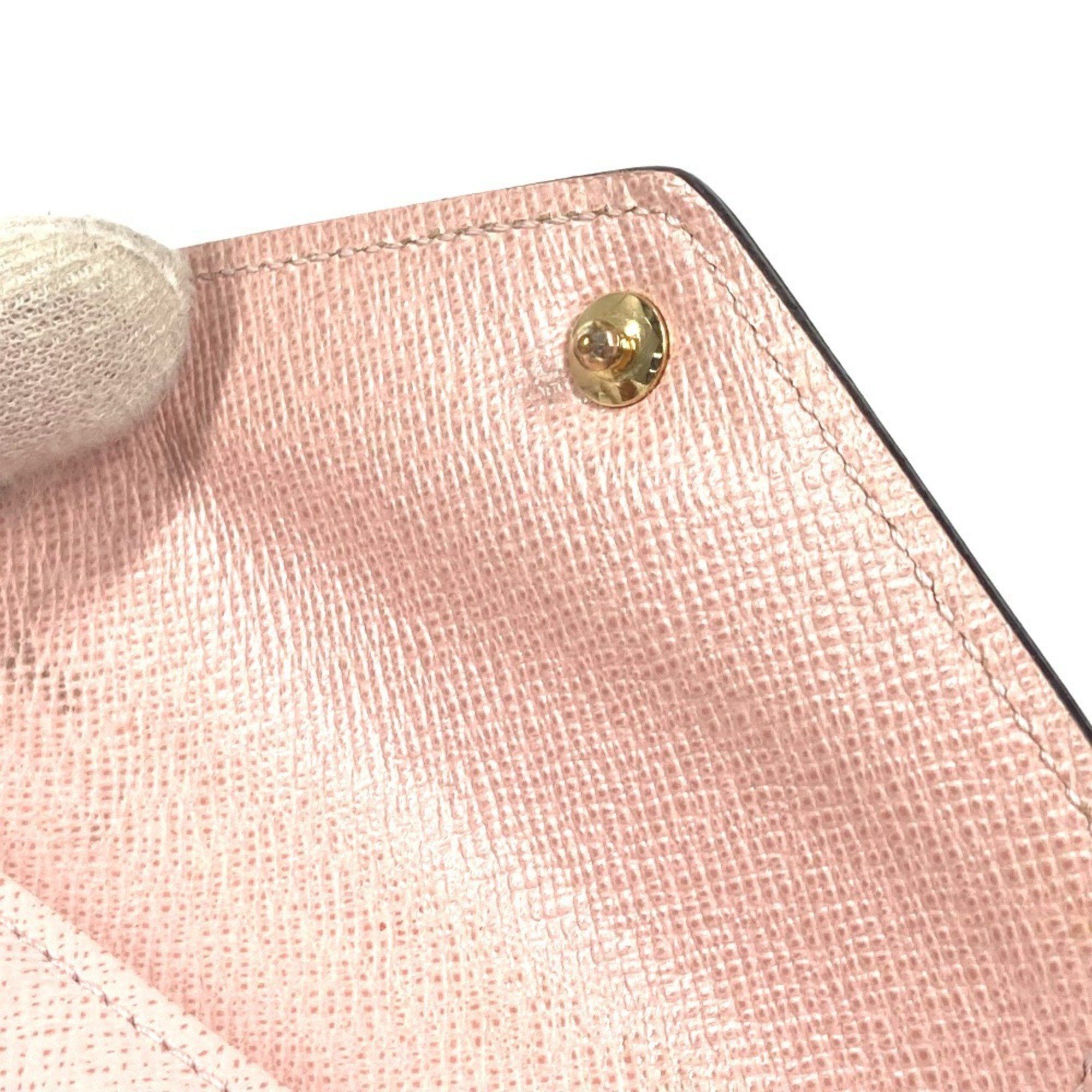 Louis Vuitton LOUIS VUITTON M62933 Monogram Portefeuille Zoe Compact Wallet, Tri-fold Canvas, Women's, Rose Ballerine, Pink Size ONE SIZE - 11 Thumbnail