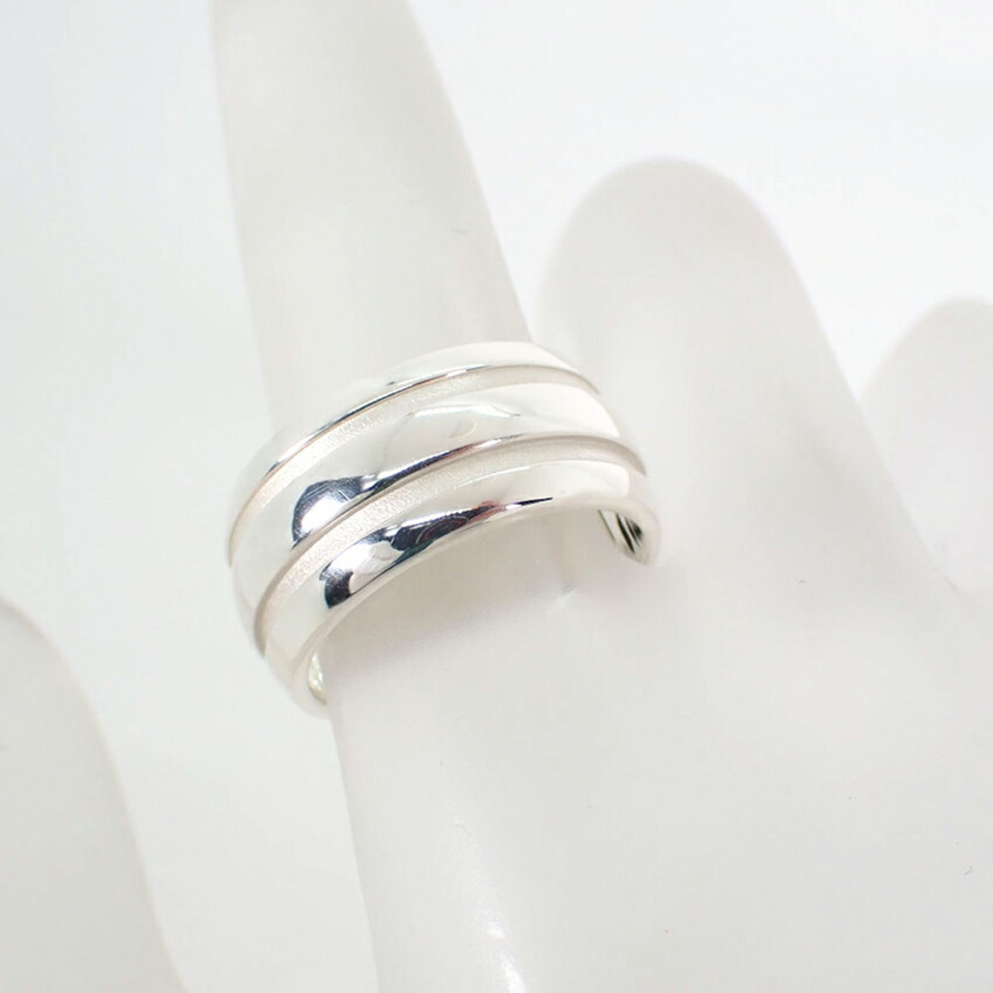 Tiffany & Co. TIFFANY 925 Double Line Ring, Size 12, j20-10 Size ONE SIZE - 7 Thumbnail