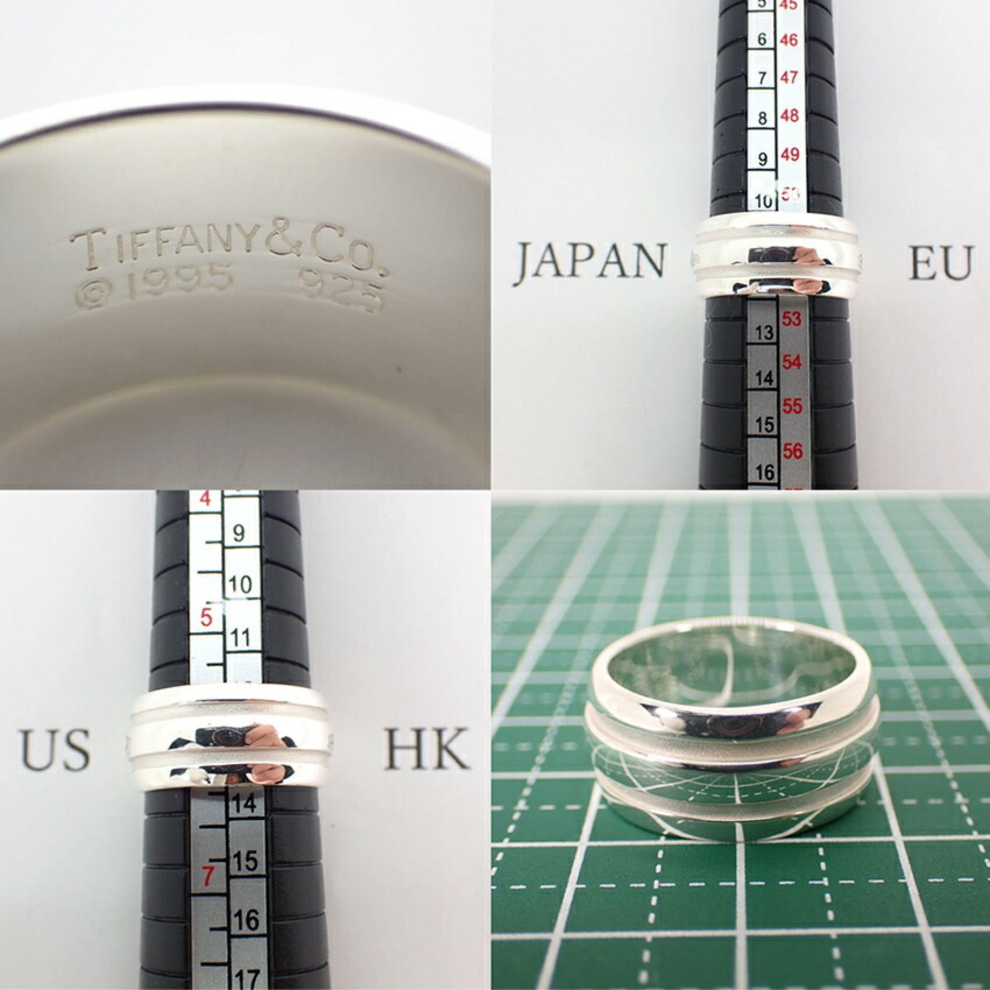 Tiffany & Co. TIFFANY 925 Double Line Ring, Size 12, j20-10 Size ONE SIZE - 9 Thumbnail