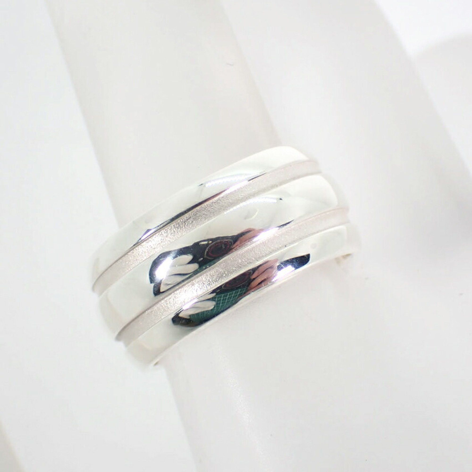 Tiffany & Co. TIFFANY 925 Double Line Ring, Size 12, j20-10 Size ONE SIZE - 6 Thumbnail