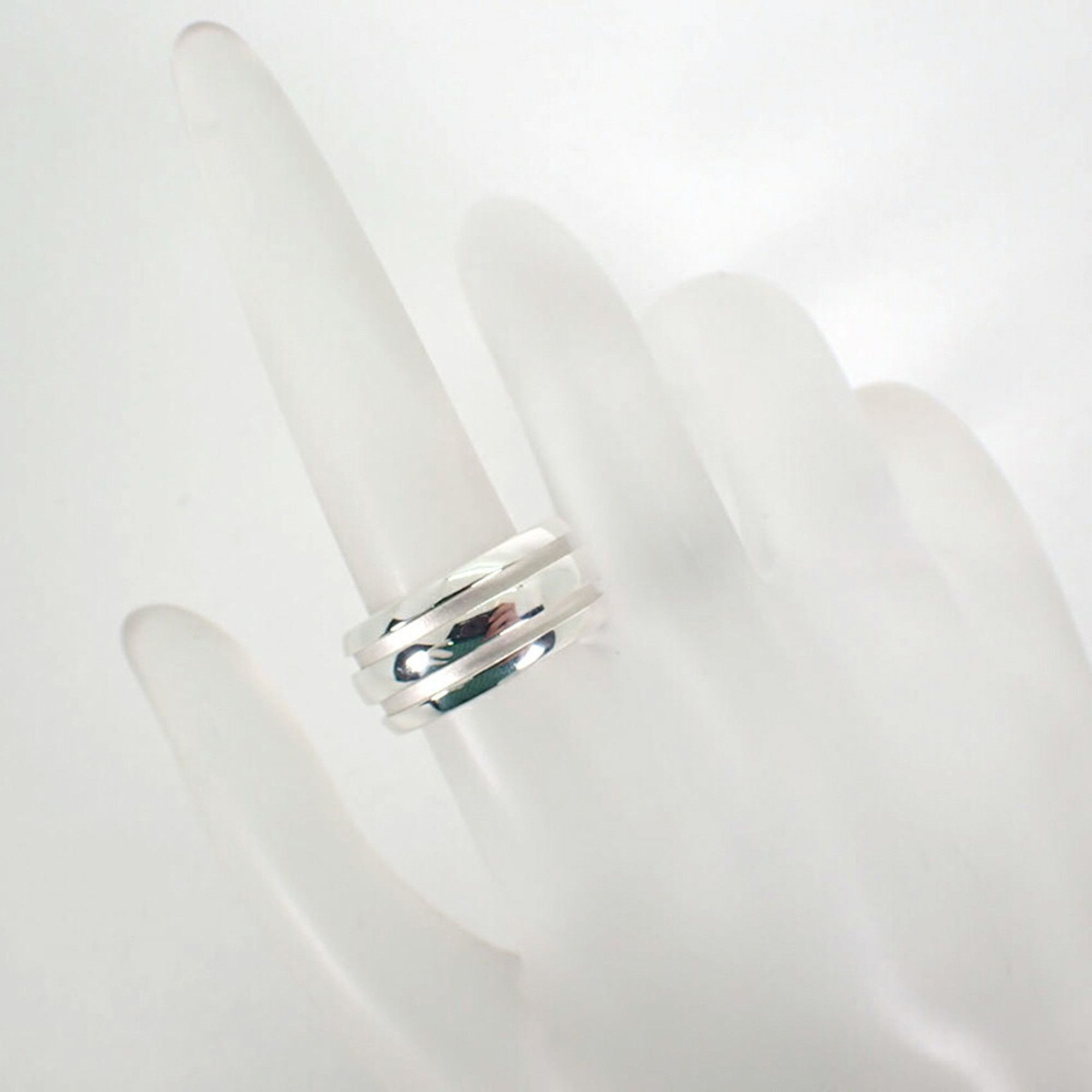 Tiffany & Co. TIFFANY 925 Double Line Ring, Size 10, j17-5 Size ONE SIZE - 4 Thumbnail