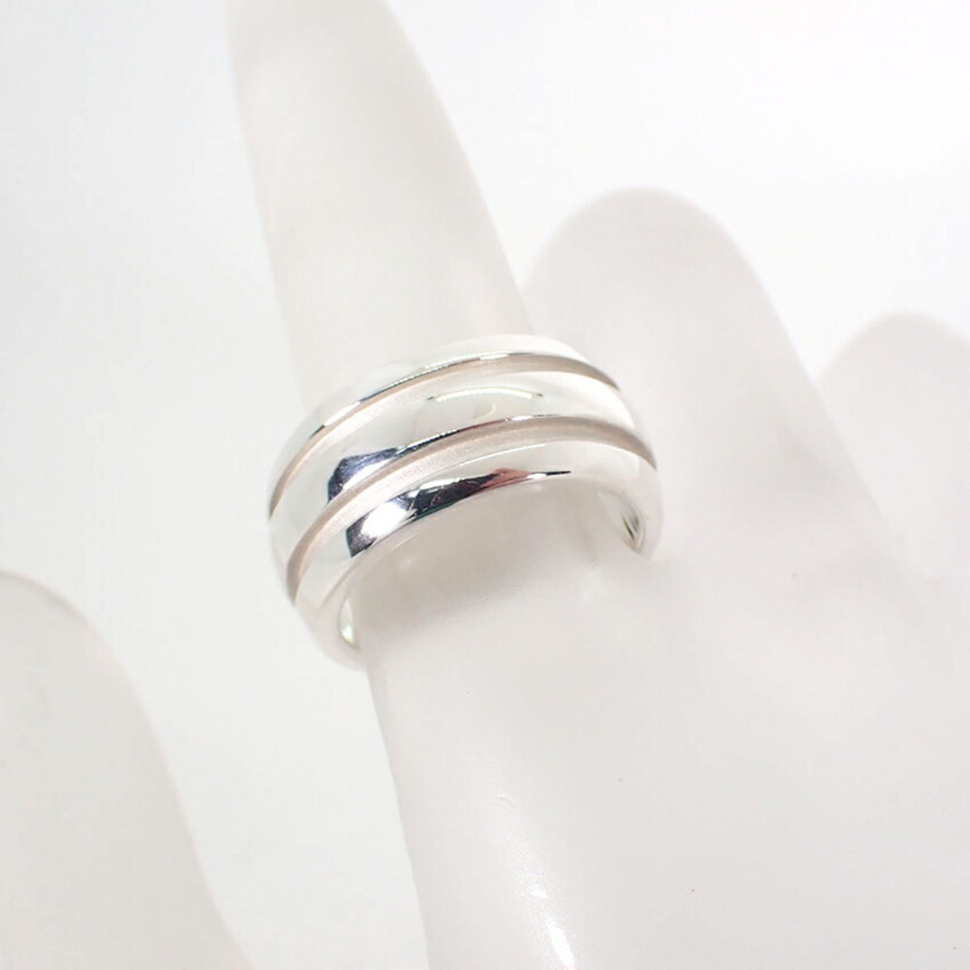 Tiffany & Co. TIFFANY 925 Double Line Ring, Size 10, j17-5 Size ONE SIZE - 7 Thumbnail