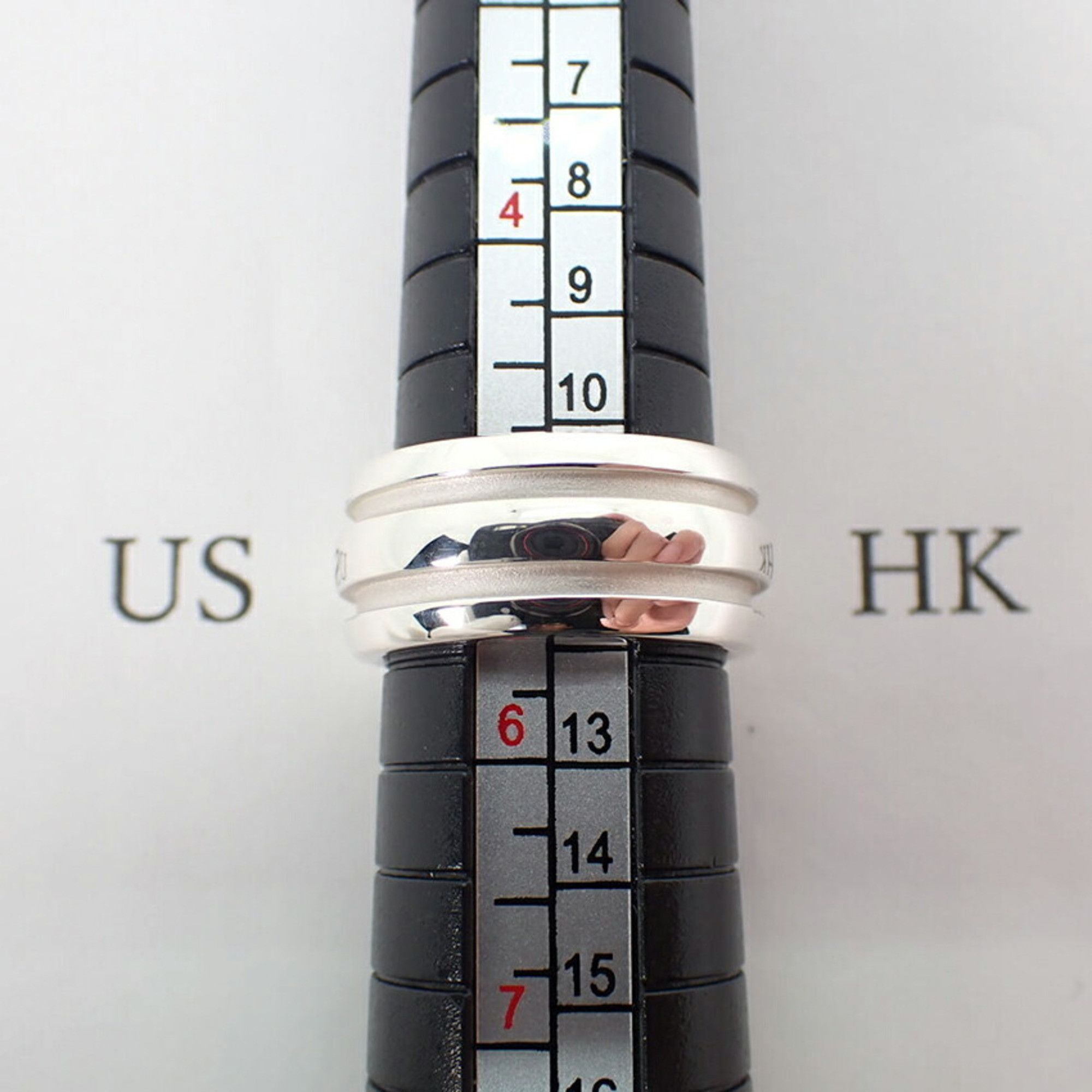 Tiffany & Co. TIFFANY 925 Double Line Ring, Size 10, j17-5 Size ONE SIZE - 10 Thumbnail
