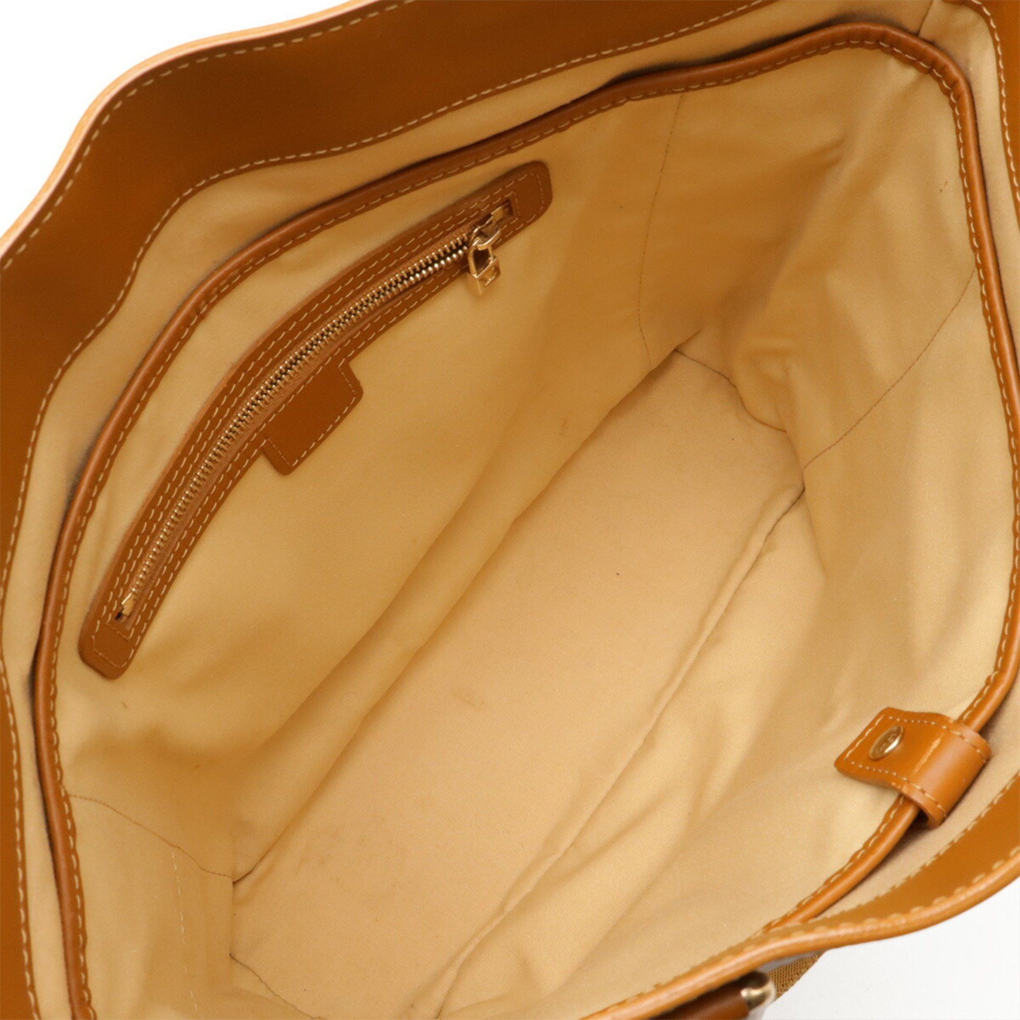 Louis Vuitton LOUIS VUITTON Monogram Mini Lucille GM Tote Bag Shoulder Beige Canvas and Leather M92683 Size ONE SIZE - 7 Thumbnail