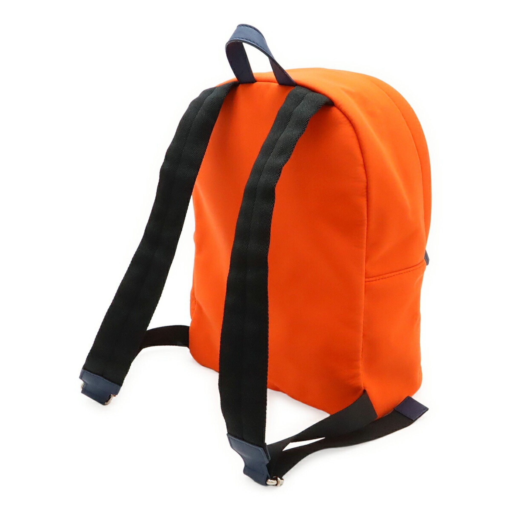 Fendi FENDI FRESH Pineapple Backpack in Orange, Neoprene and Leather, 8BZ040 Size ONE SIZE - 3 Thumbnail