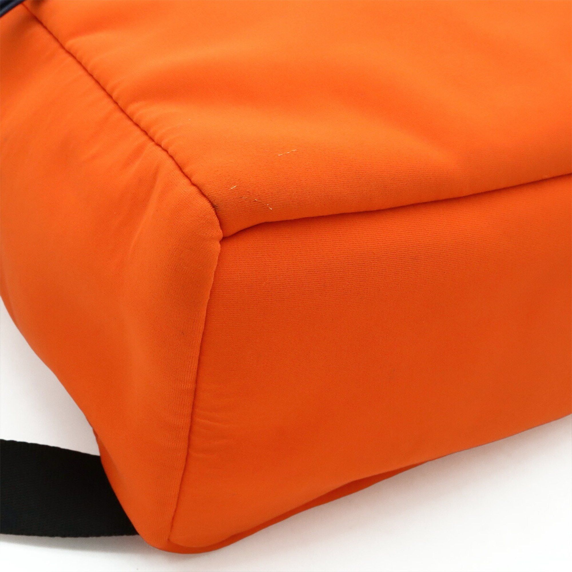 Fendi FENDI FRESH Pineapple Backpack in Orange, Neoprene and Leather, 8BZ040 Size ONE SIZE - 4 Thumbnail