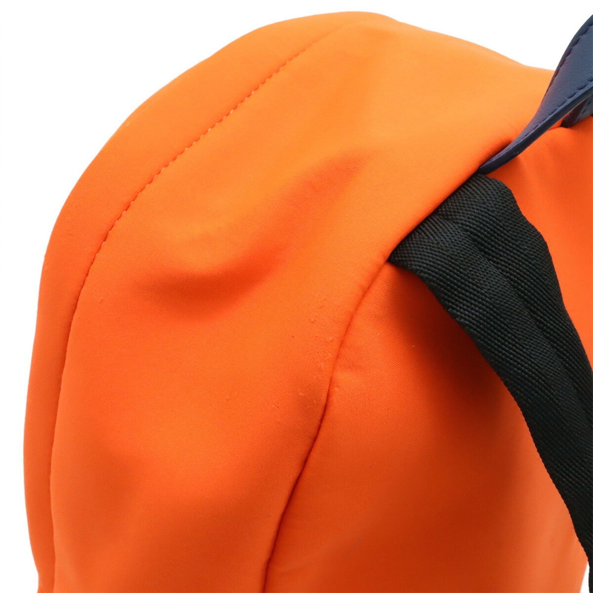 Fendi FENDI FRESH Pineapple Backpack in Orange, Neoprene and Leather, 8BZ040 Size ONE SIZE - 6 Thumbnail