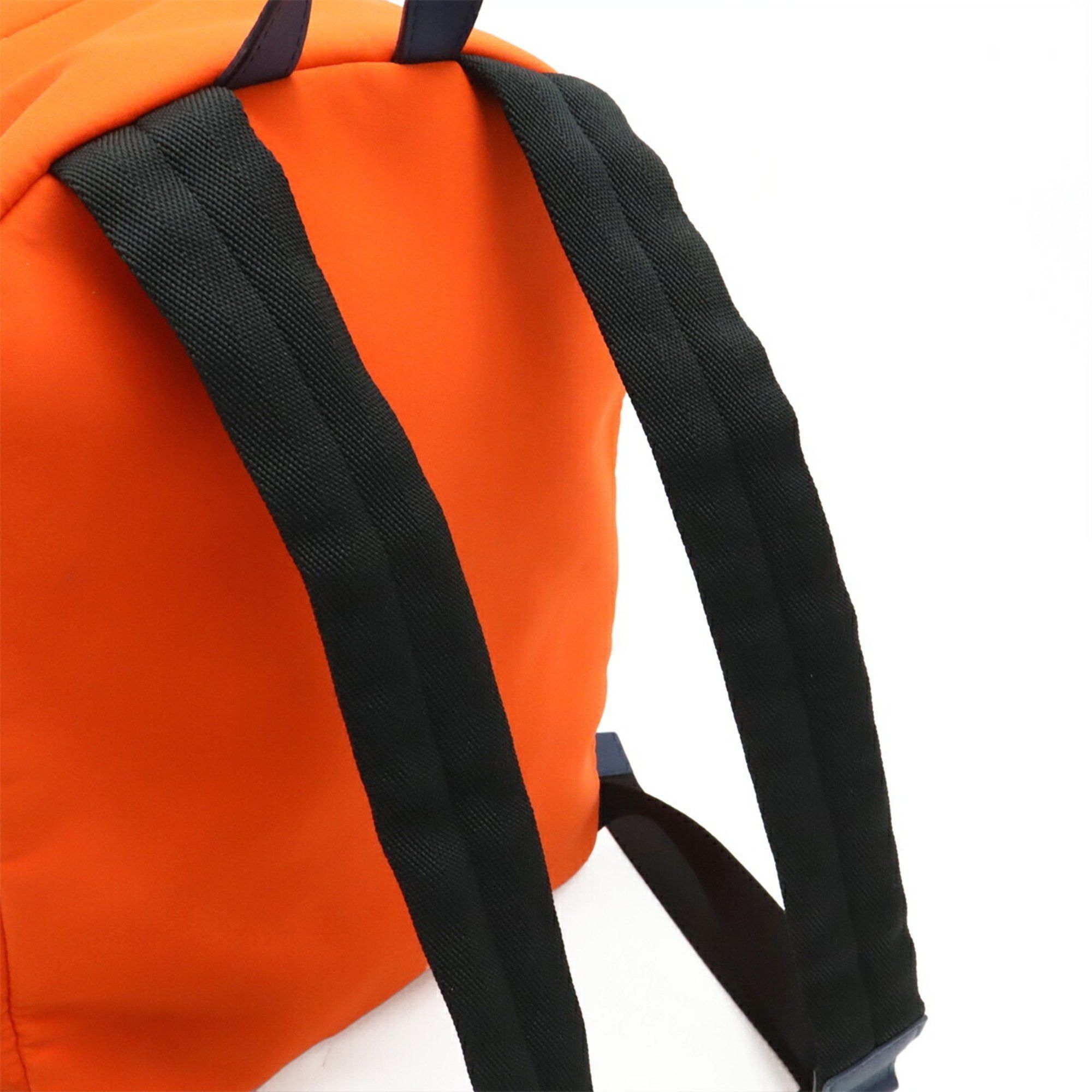 Fendi FENDI FRESH Pineapple Backpack in Orange, Neoprene and Leather, 8BZ040 Size ONE SIZE - 7 Thumbnail