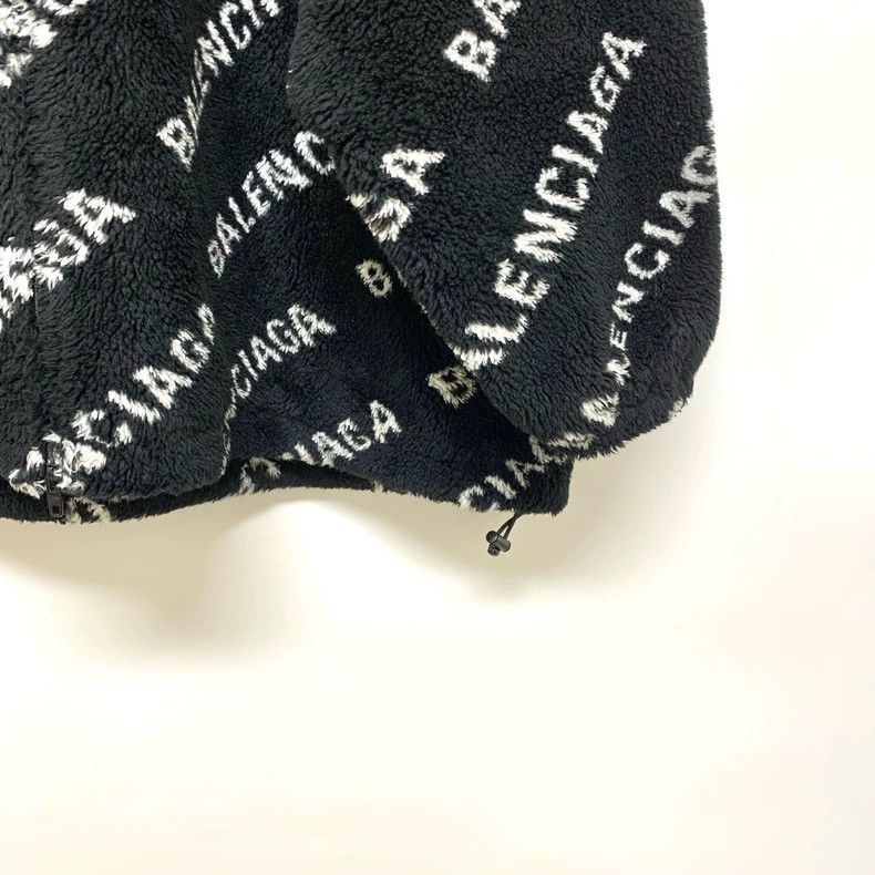 Balenciaga Balenciaga Logo Fleece Warm Jacket - dmc Size US XL / EU 56 / 4 - 6 Thumbnail