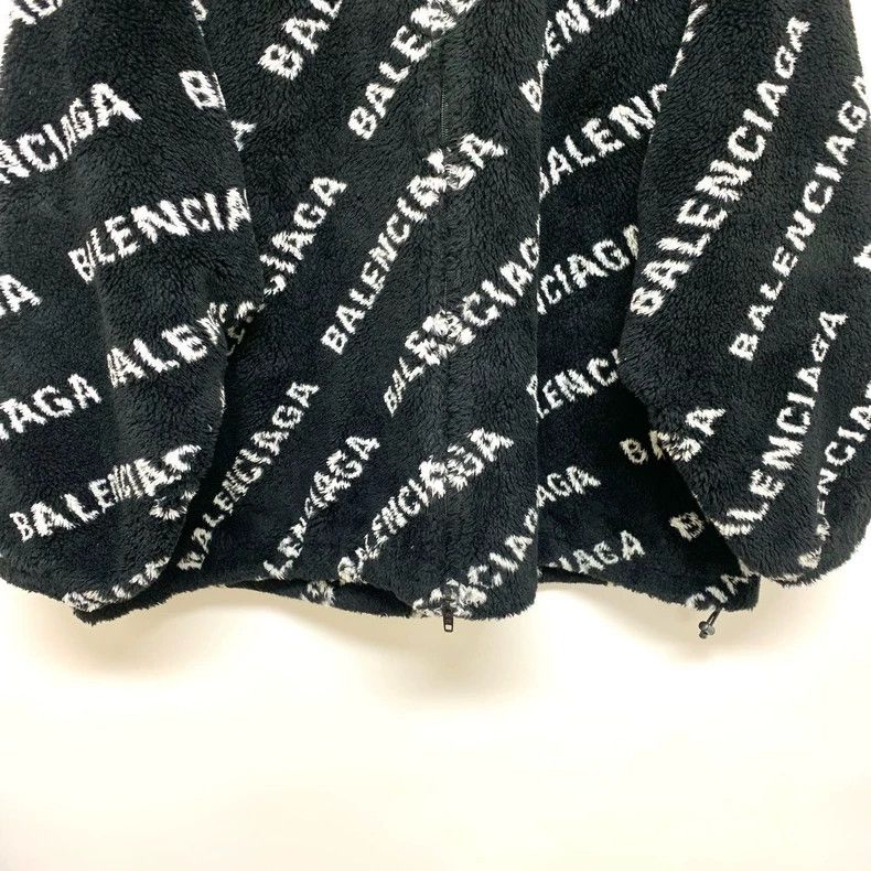 Balenciaga Balenciaga Logo Fleece Warm Jacket - dmc Size US XL / EU 56 / 4 - 4 Thumbnail