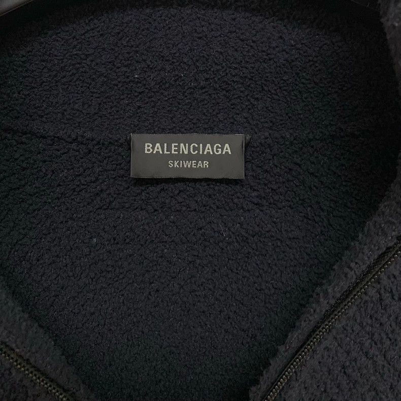 Balenciaga Balenciaga 24 Fleece Half-Zip Sweatshirt - dmc Size US XS / EU 42 / 0 - 2 Thumbnail