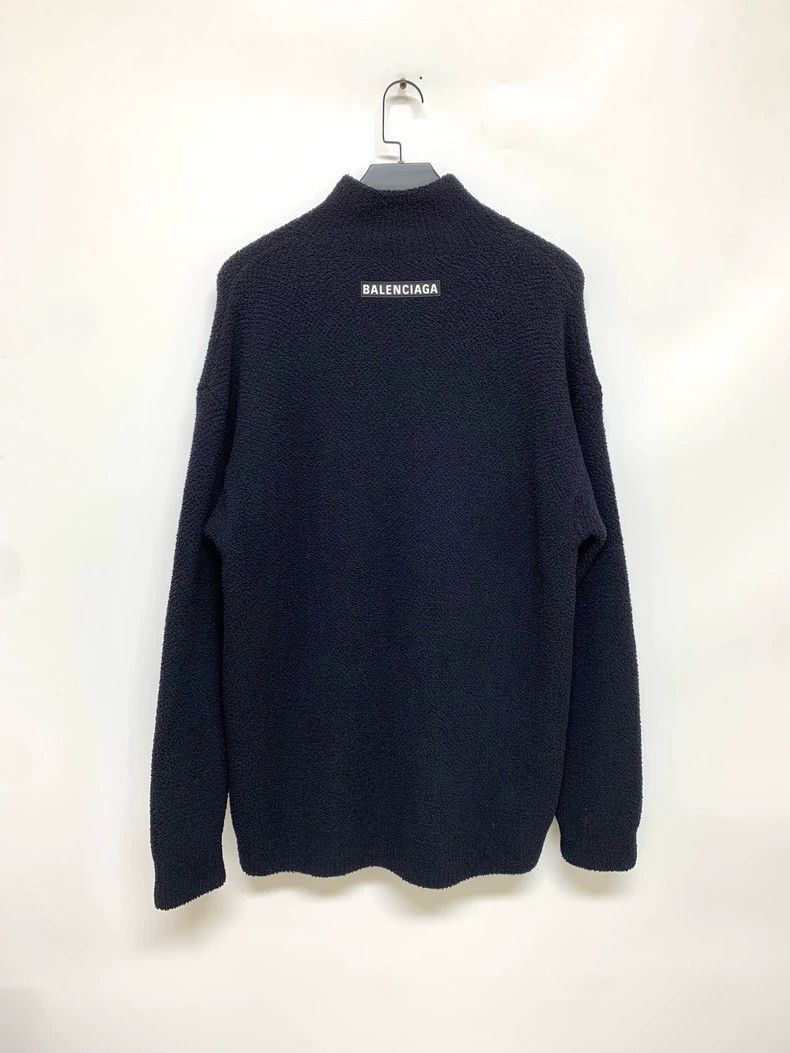 Balenciaga Balenciaga 24 Fleece Half-Zip Sweatshirt - dmc Size US XS / EU 42 / 0 - 7 Thumbnail