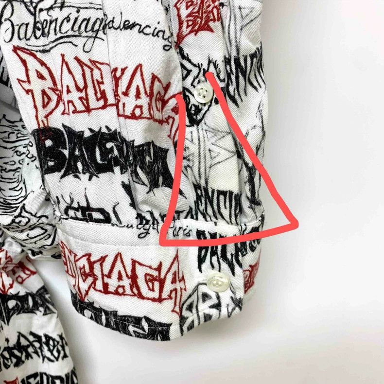 Balenciaga Balenciaga Printed Letter Shirt - dmc Size US L / EU 52-54 / 3 - 9 Thumbnail