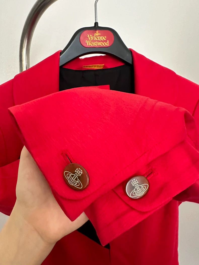Vivienne Westwood Red Heart Collar Blazer - dmc
