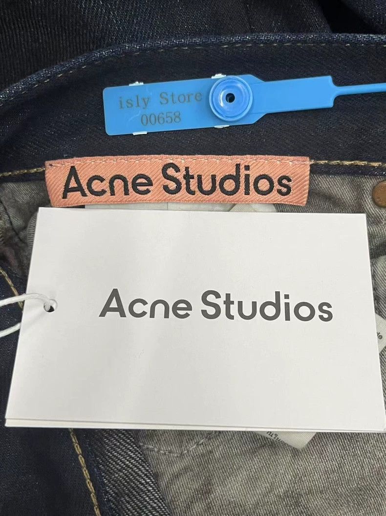 Acne Studios Acne Studios Baggy Logo Patch Jeans - dmc Size US 30 / EU 46 - 4 Thumbnail