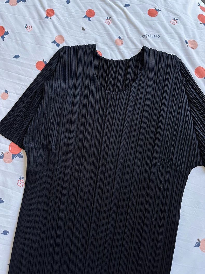Issey Miyake Issey Miyake Basic Short Sleeve Top - dmc Size US M / EU 48-50 / 2 - 6 Thumbnail