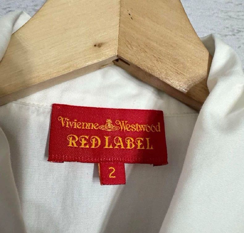 Vivienne Westwood Vivienne Westwood White Bow Shirt - dmc Size US M / EU 48-50 / 2 - 2 Thumbnail