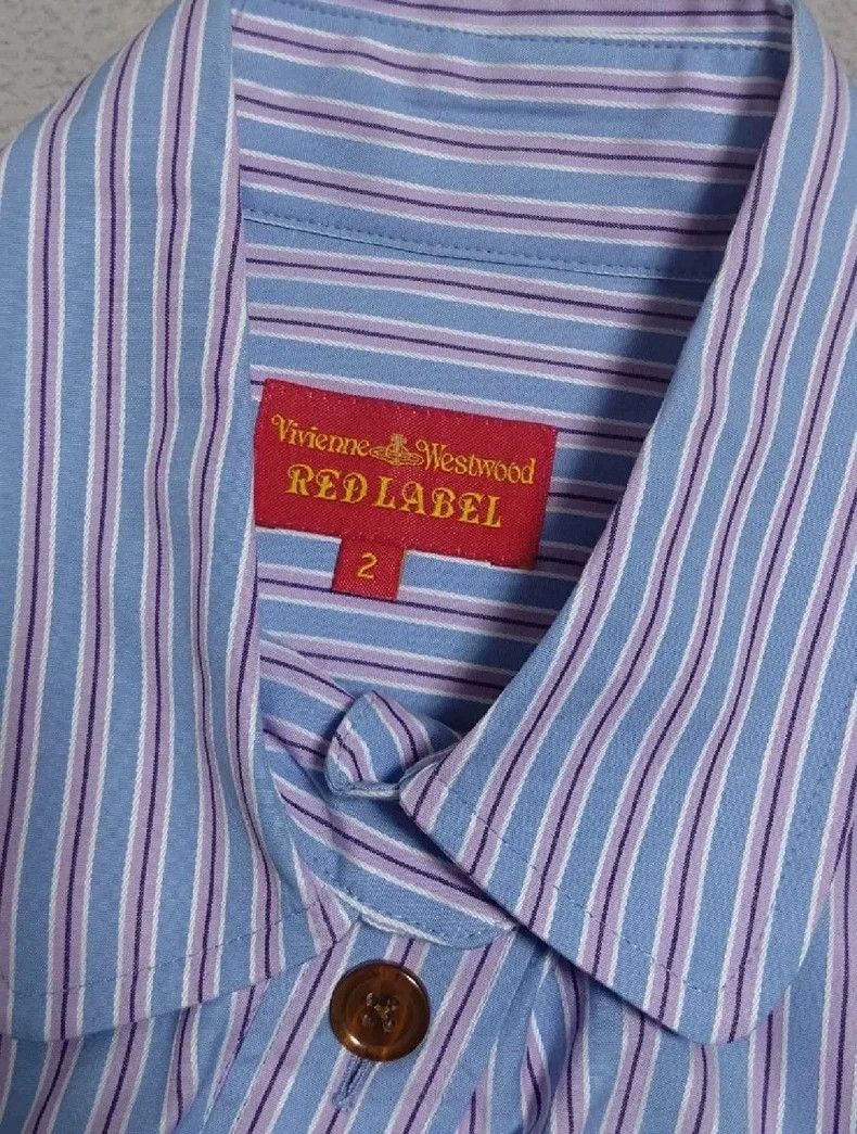 Vivienne Westwood Irregular Stripe Short Sleeve Shirt - dmc Size US M / EU 48-50 / 2 - 3 Thumbnail