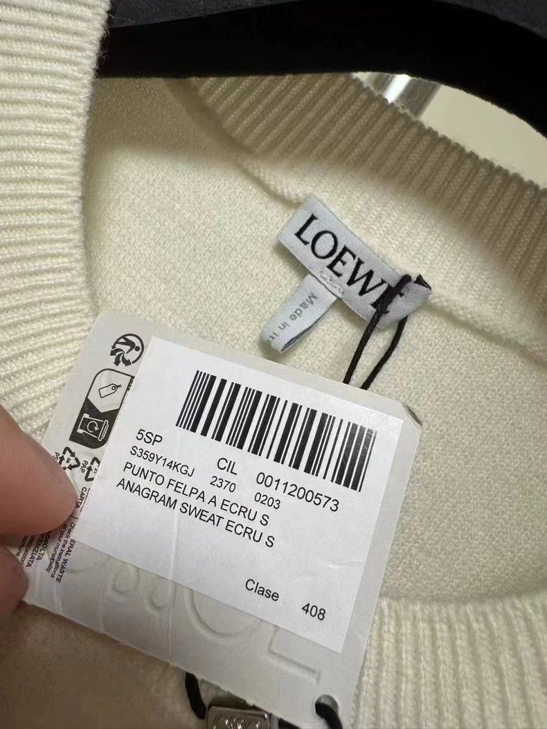 Loewe Loewe 25 Early Spring New Style White Knitted Sweater - dmc Size US S / EU 44-46 / 1 - 5 Thumbnail
