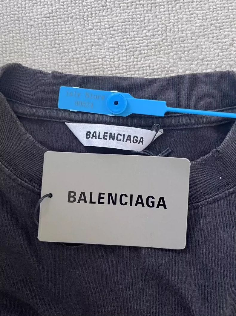 Balenciaga Balenciaga Round Neck Letter Print Short-Sleeve T-Shirt - dmc Size US XS / EU 42 / 0 - 4 Thumbnail