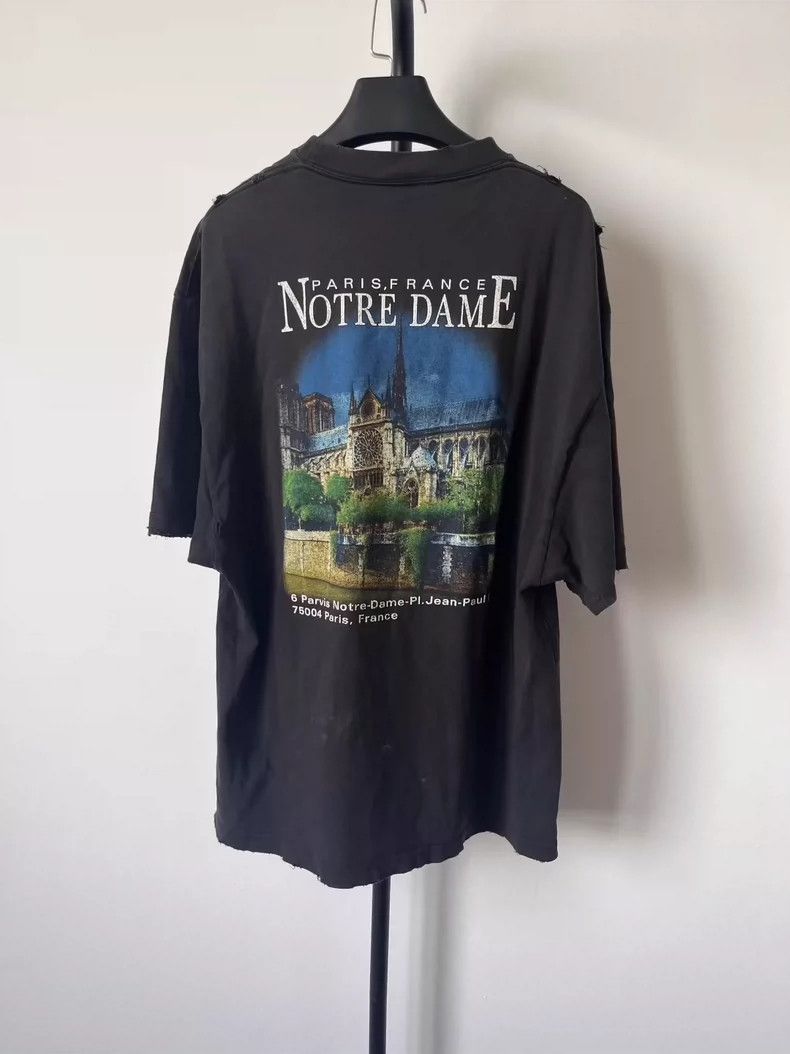 Balenciaga Balenciaga Round Neck Letter Print Short-Sleeve T-Shirt - dmc Size US XS / EU 42 / 0 - 2 Thumbnail