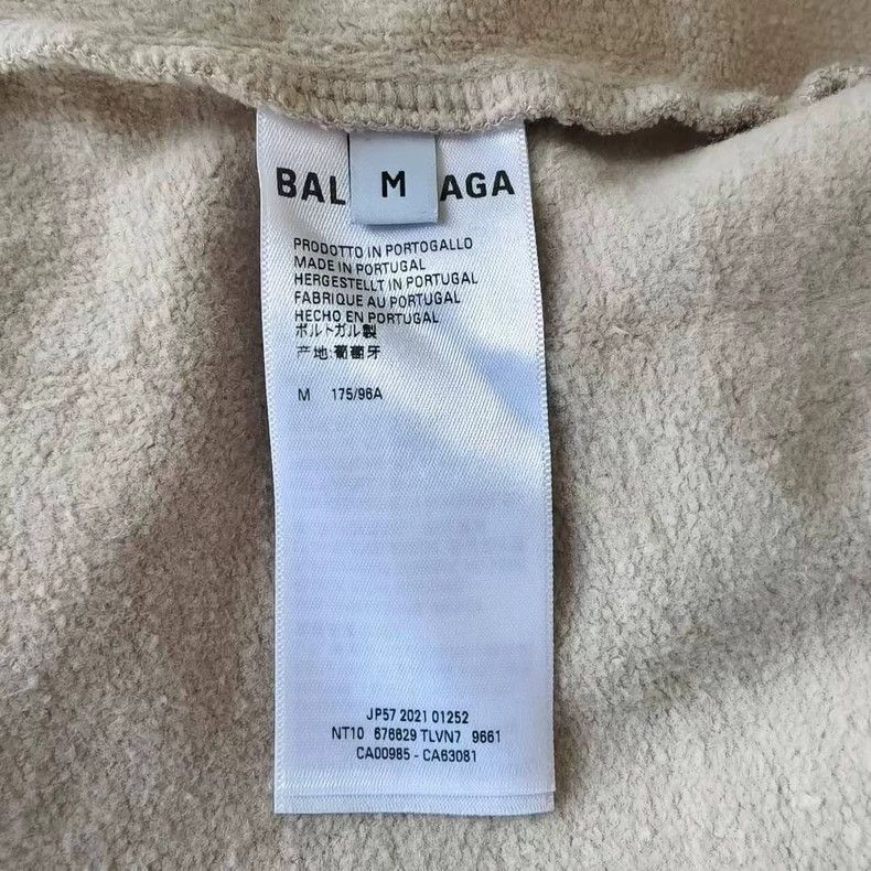 Balenciaga Balenciaga Beige Tiger Embroidery Sweatshirt - dmc Size US M / EU 48-50 / 2 - 4 Thumbnail