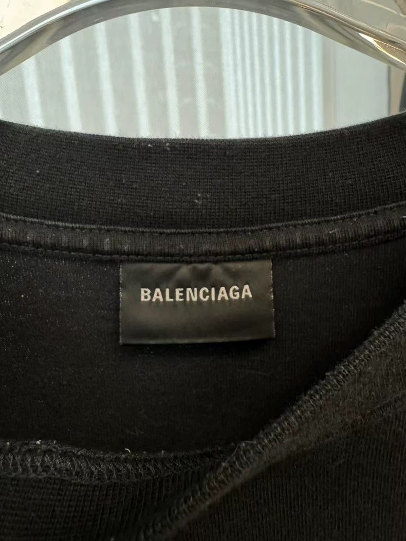 Balenciaga Balenciaga Black Graffiti Print Short Sleeve - dmc Size US M / EU 48-50 / 2 - 3 Thumbnail