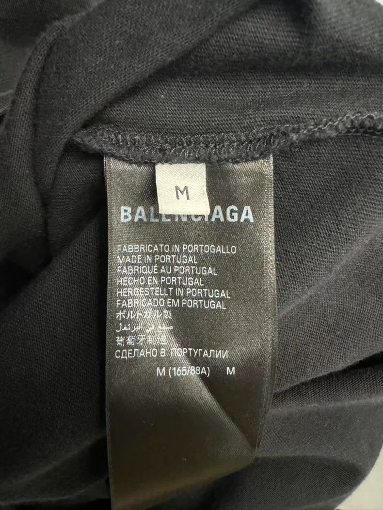 Balenciaga Balenciaga Black Graffiti Print Short Sleeve - dmc Size US M / EU 48-50 / 2 - 4 Thumbnail